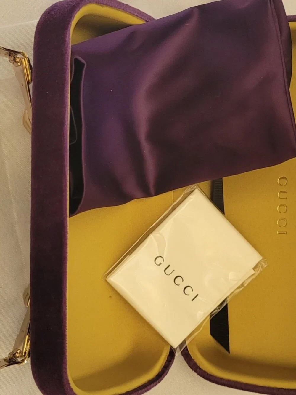 Gucci Oversized Gold Sunglasses